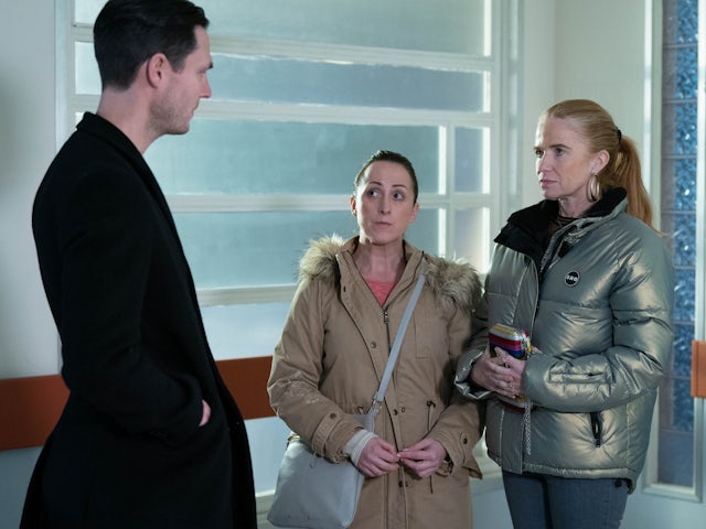 Zack, Sonia and Bianca on EastEnders on March 5, 2024
