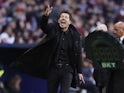 Atletico Madrid coach Diego Simeone reacts on March 3, 2024