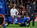 FC Barcelona's Frenkie de Jong leaves the pitch after sustaining an injury on March 3, 2024
