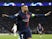 Paris Saint-Germain's Kylian Mbappe celebrates scoring their first goal on March 5, 2024