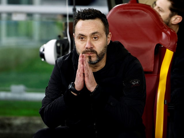 De Zerbi, Gross reflect on Brighton's heavy Europa League loss to Roma