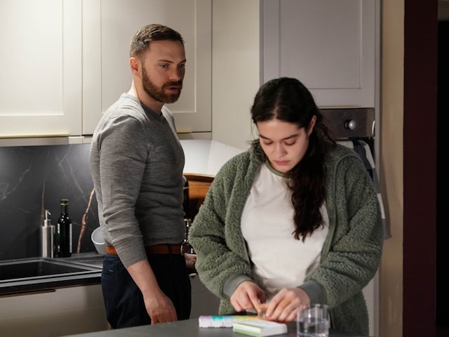 Dean and Jade on EastEnders on March 19, 2024