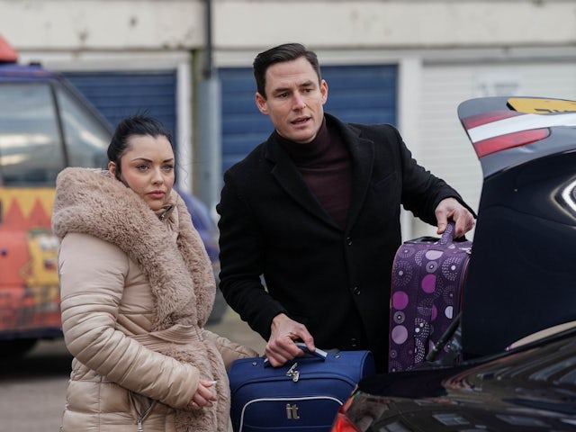 Whitney and Zack on EastEnders on March 4, 2024