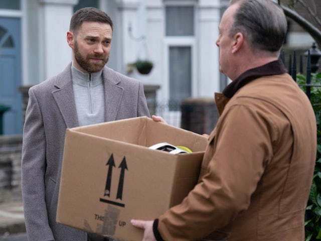 Dean and Harvey on EastEnders on March 20, 2024