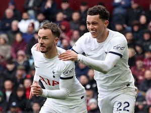 Tottenham thump 10-man Villa in crucial top-four battle at Villa Park