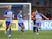 Brighton & Hove Albion Women's Lee Geum-Min celebrates scoring their first goal with Veatriki Sarri on March 17, 2024