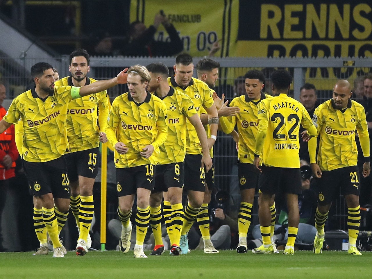 How Borussia Dortmund could line up against Atletico Madrid