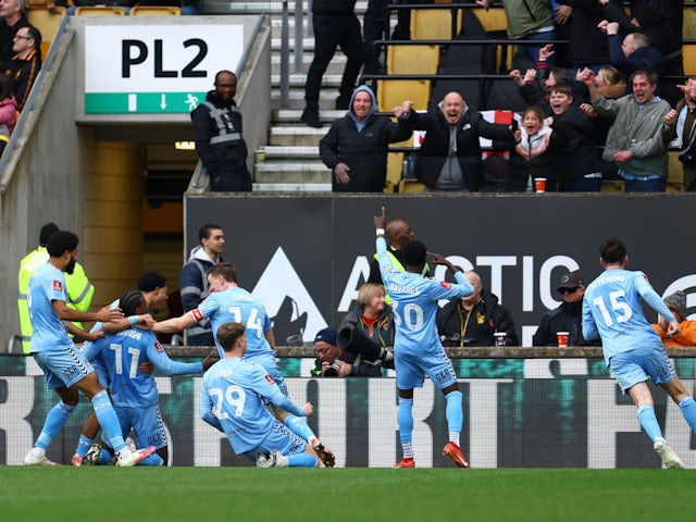 Coventry net twice in added-on time to reach FA Cup semis