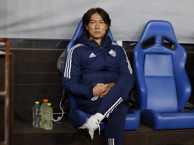 Ulsan Hyundai coach Hong Myung-bo before the match on March 12, 2024