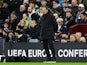 Ajax interim coach John van't Schip looks on on March 14, 2024