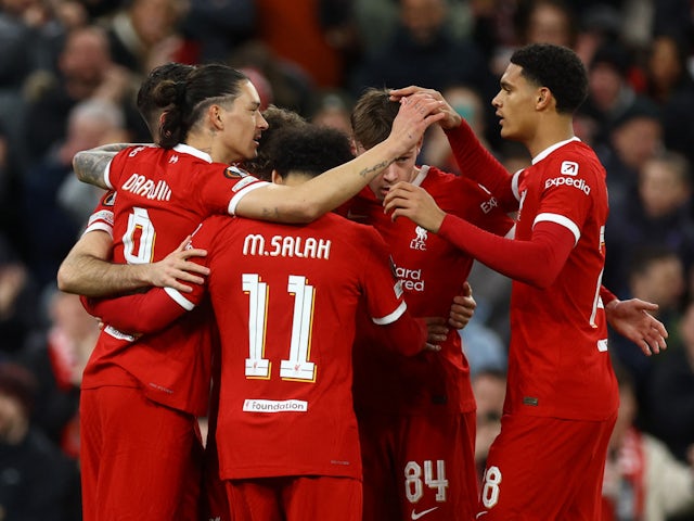 Liverpool, Salah make history in six-goal Sparta thumping