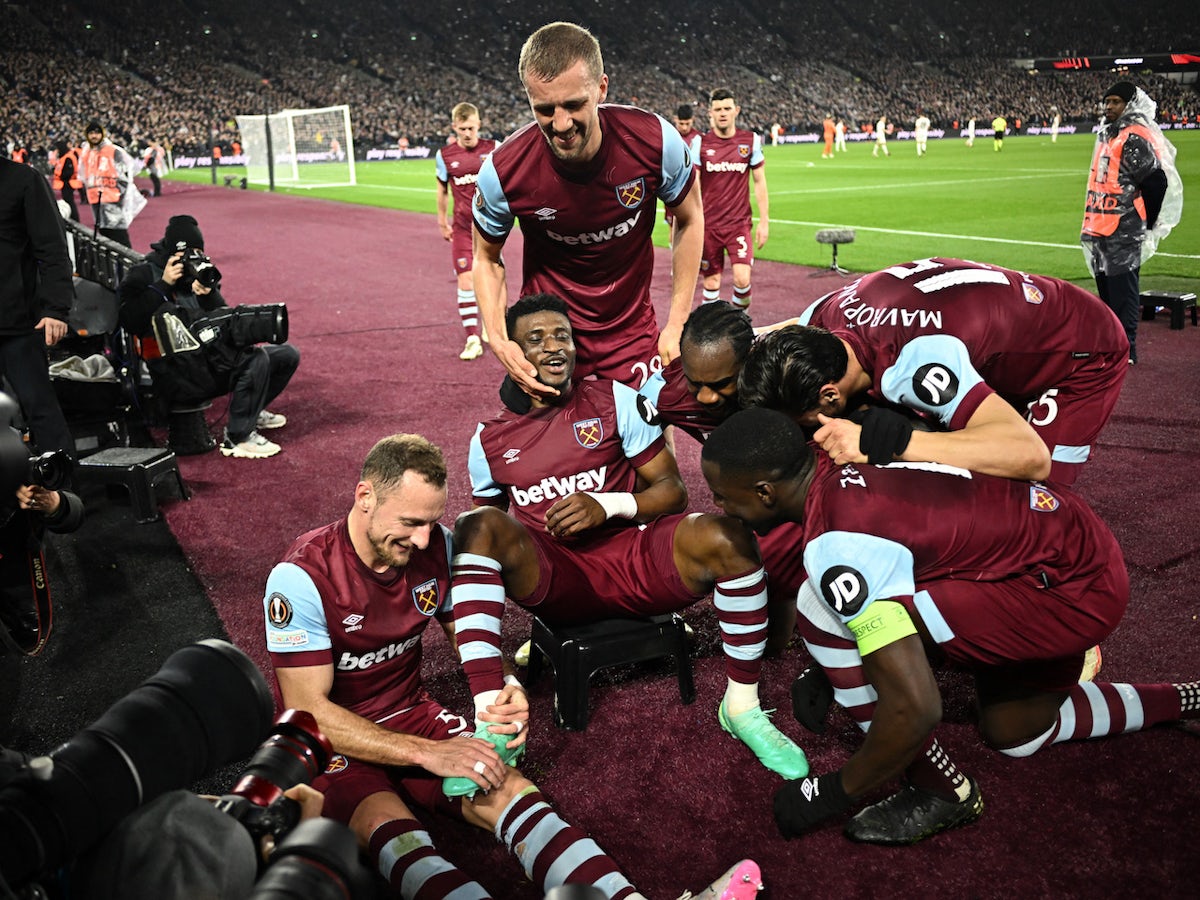 west ham vs aston villa lineups