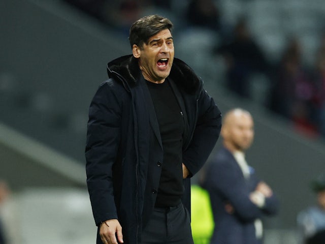 Lille coach Paulo Fonseca reacts on March 14, 2024
