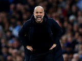 Manchester City manager Pep Guardiola reacts on March 16, 2024