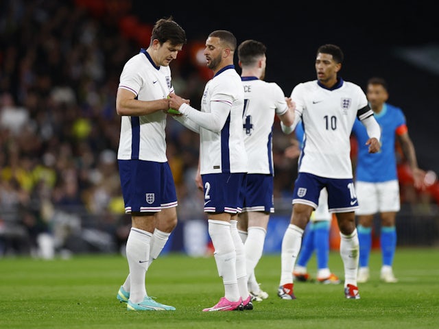 Seven England players absent from training before Bosnia friendly