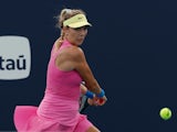 Katie Boulter in action at the Miami Open on March 21, 2024