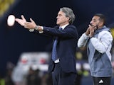 Saudi Arabia coach Roberto Mancini reacts on March 21, 2024