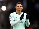 Chelsea's Thiago Silva celebrates after the match on December 30, 2023