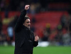 Leeds United manager Daniel Farke reacts after the match on March 29, 2024