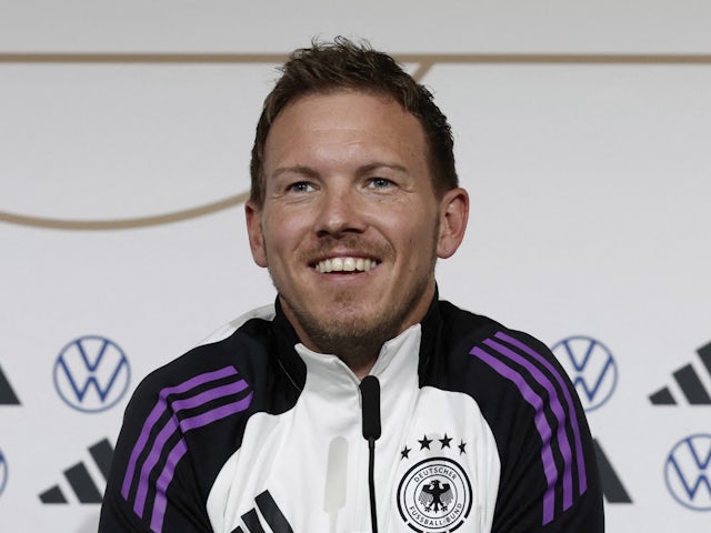 Germany head coach Julian Nagelsmann during a press conference on March 22, 2024