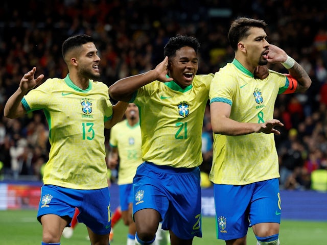 Paqueta nets last-gasp penalty as Brazil draw six-goal thriller with Spain