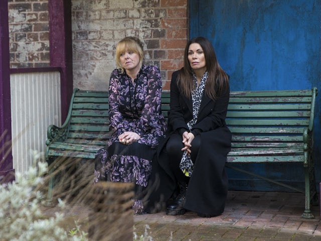 Jenny and Carla on Coronation Street on April 3, 2024