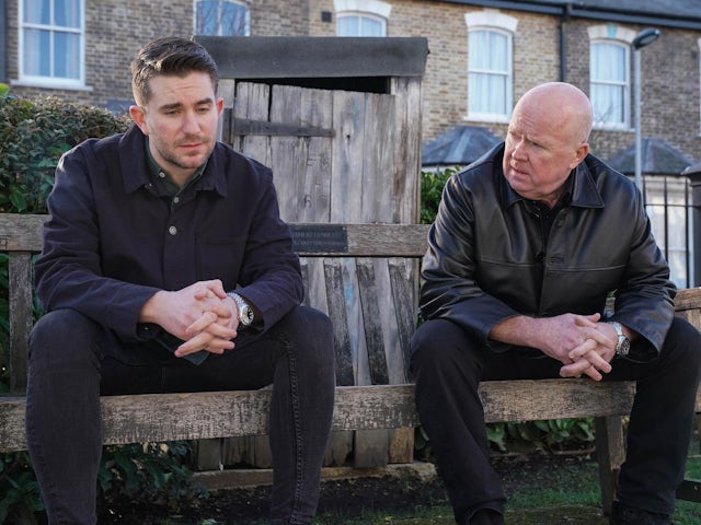 Callum and Phil on EastEnders on March 27, 2024