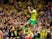 Norwich City's Marcelino Nunez celebrates scoring their first goal on April 6, 2024