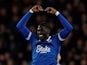 Everton's Amadou Onana celebrates after the match on February 19, 2024