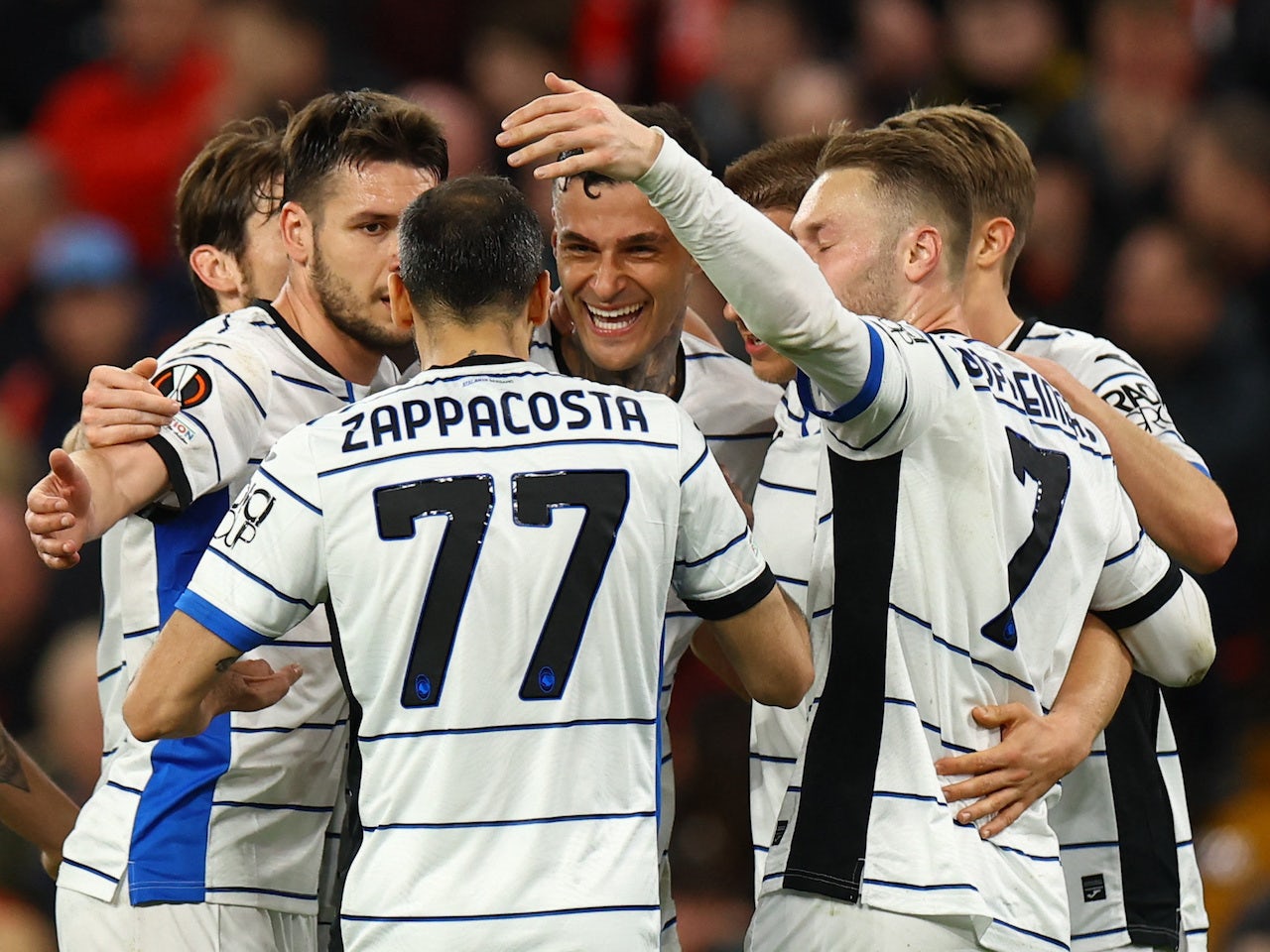Atalanta BC stun Liverpool with three-goal win at Anfield in Europa League