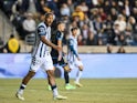 Pachuca striker Salomon Rondon  in action at the Champions Cup