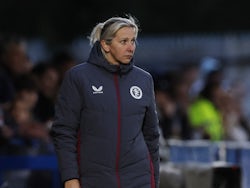 Aston Villa Women manager Carla Ward on April 17, 2024
