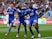 Leicester City celebrate Wilfred Ndidi's goal against West Bromwich Albion on April 20, 2024.