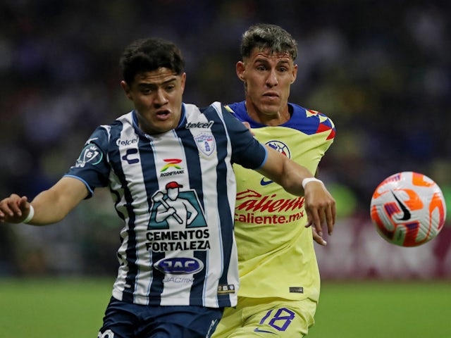 Erick Sanchez in action for Pachuca at the CONCACAF Champions Cup