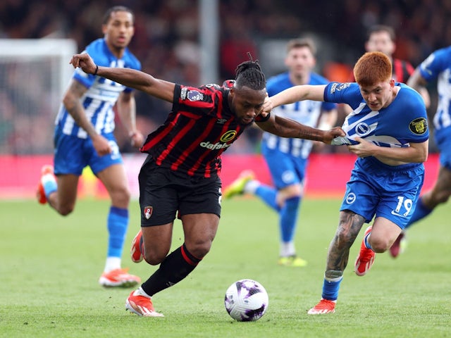 Bournemouth's Semenyo suffers "bad" injury in Brighton win