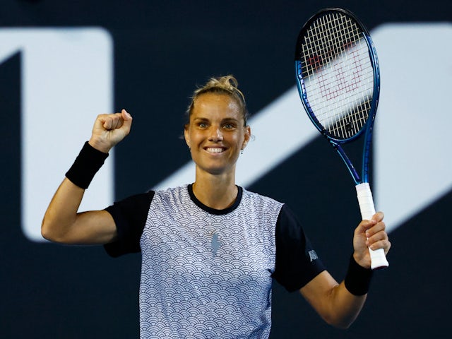 Arantxa Rus pictured at the Australian Open in January 2024