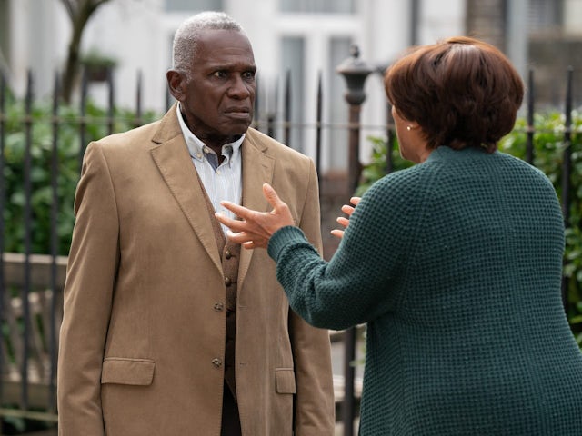 Patrick and Yolande on EastEnders on May 7, 2024