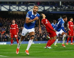 Everton claim derby spoils to deal major blow to Liverpool's title hopes