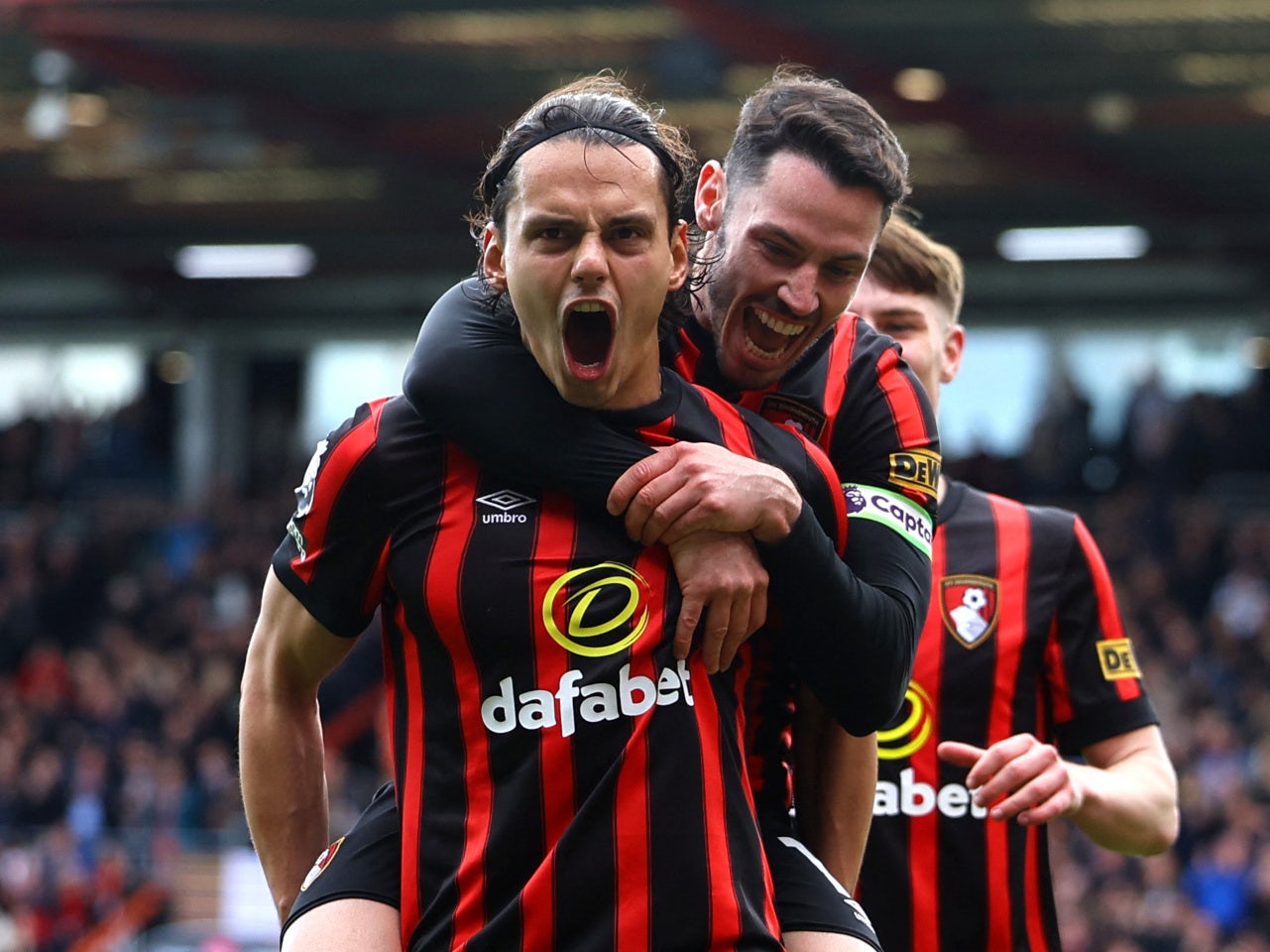 Bournemouth cruise to victory over Brighton & Hove Albion