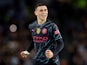 Manchester City's Phil Foden celebrates scoring their second goal on April 25, 2024