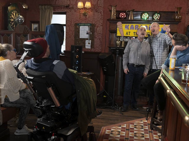 Kevin and Kirk on Coronation Street on May 10, 2024