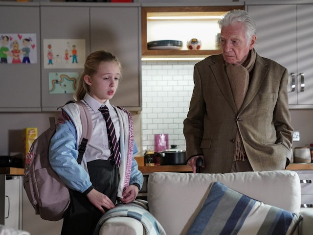 Lexi and Stevie on EastEnders on May 1, 2024