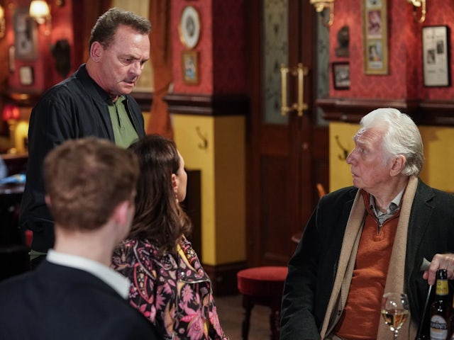 Billy and Stevie on EastEnders on April 30, 2024