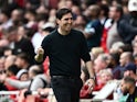 AFC Bournemouth manager Andoni Iraola reacts on May 4, 2024