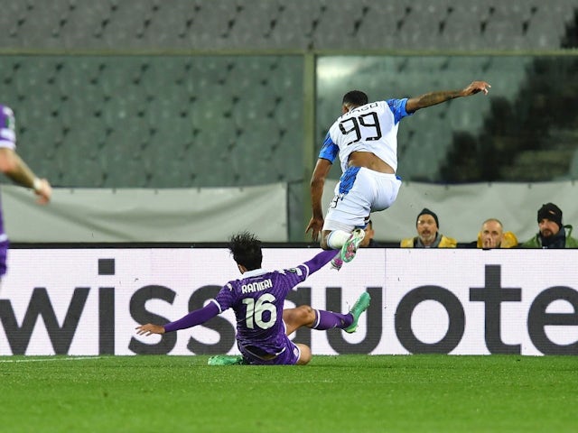  Club Brugge's Igor Thiago scores their second goal on May 2, 2024