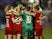 Liverpool Women players celebrate after the match on May 1, 2024