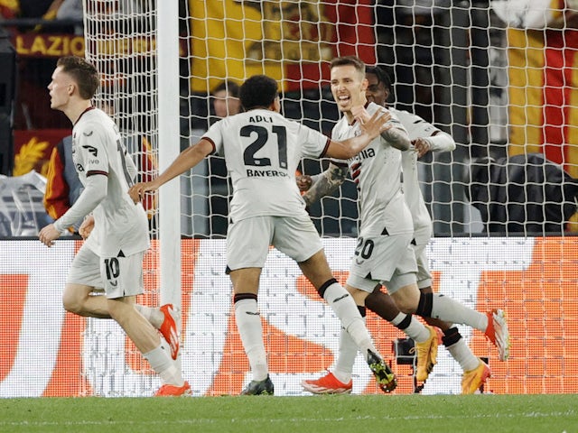 Leverkusen secure two-goal lead in Europa League semi-final against Roma