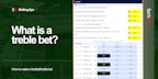 What is a treble bet?: A guide to sports betting in 2024
