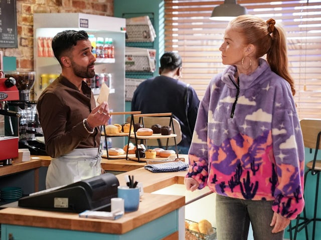 Vinny and Bianca on EastEnders on May 23, 2024