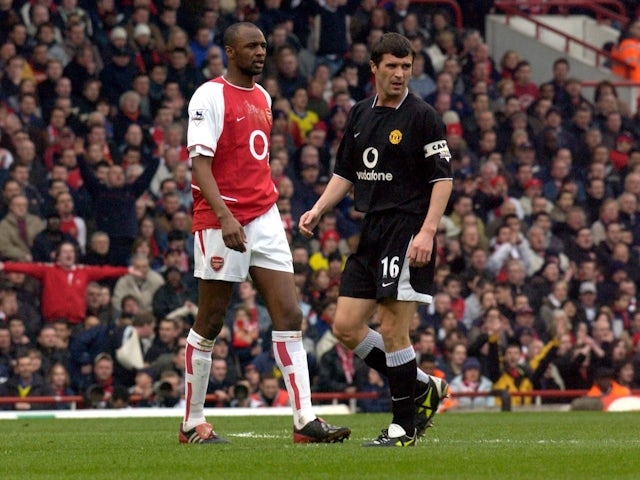 Patrick Vieira and Roy Keane in 2004